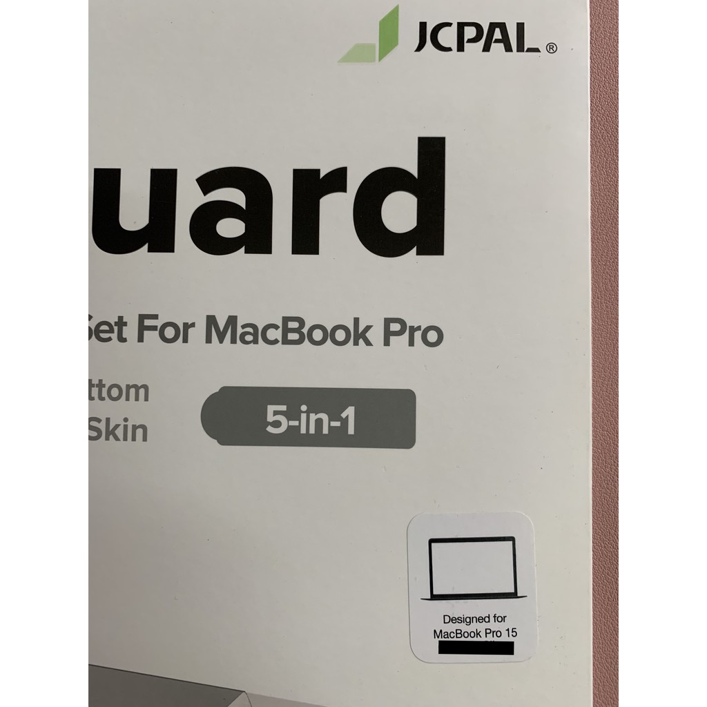 Trọn Bộ 5 in 1 Hiệu JCPAL cho MacBook Pro 15,4 inch - A1398 - 2012 đến 2015