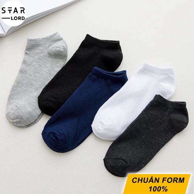 Combo 4 đôi tất nam nữ SL644 STARLORD đẹp co giản 4 chiều tốt
