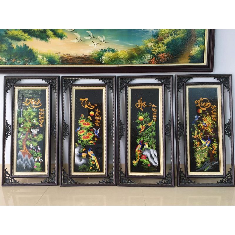 Tranh thêu sẵn chưa khung