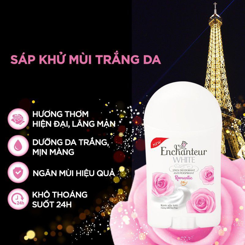 Lăn sáp Enchanter hồng Romatic