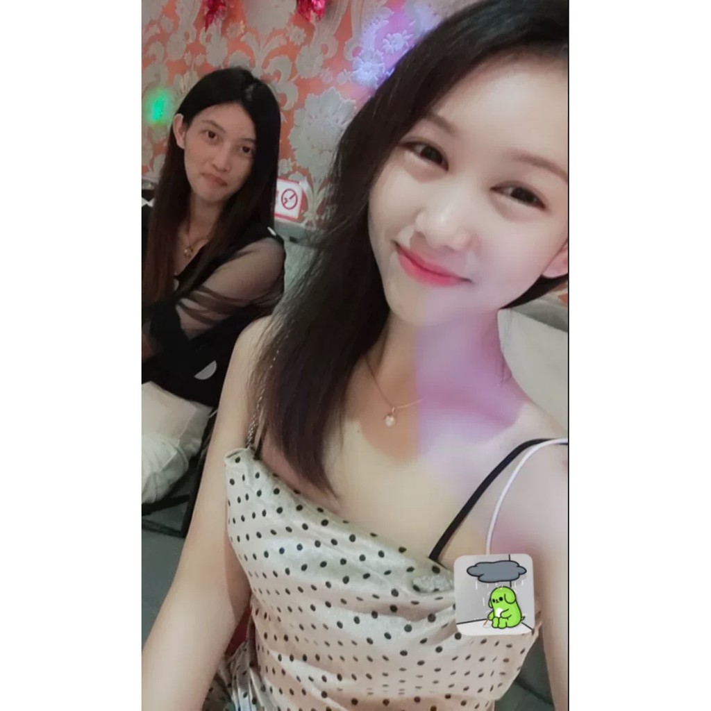 ♥️Váy Nhung Cổ Đổ Chấm Bi UlzzangSize S,M,L