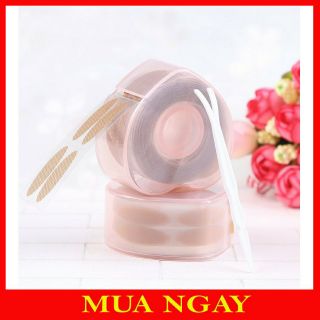 Hộp kích mí lưới cuộn Dream Kiss Eyelid Tape 600 cái tặng kèm que Y kích mí