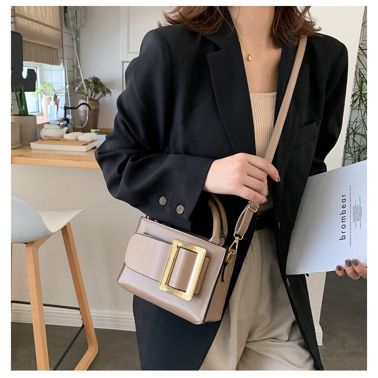 Túi đeo vai IELGY cỡ vuông nhỏ phong cách Hàn Quốc thời trang cho nữ