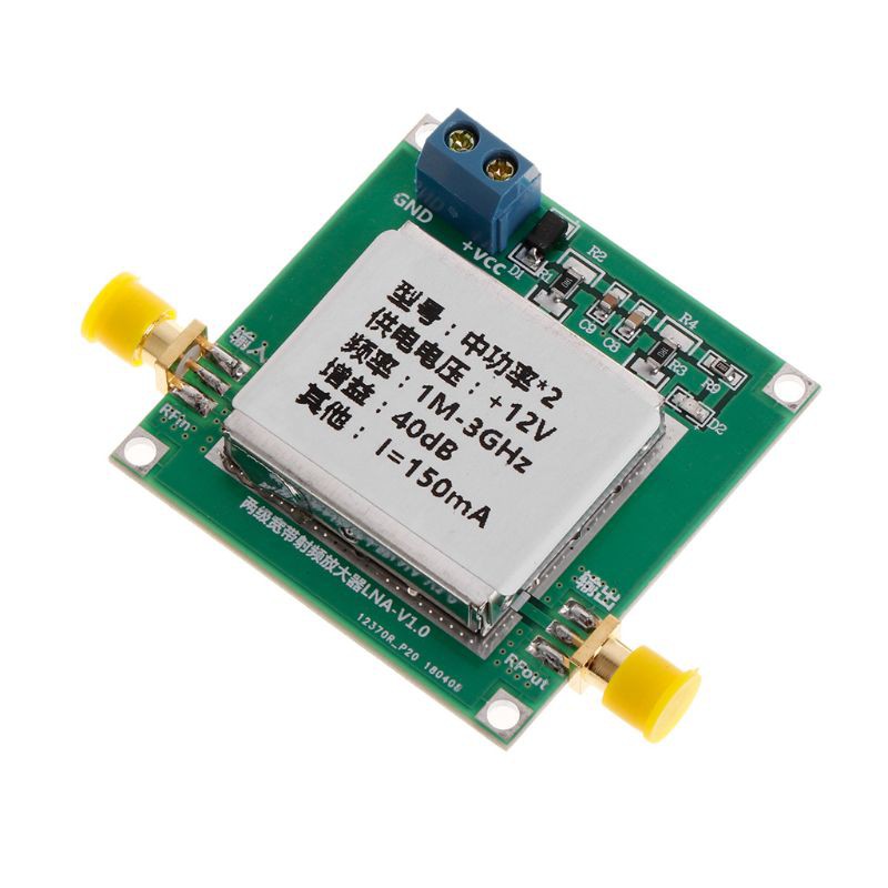 Mô đun khuếch đại nguồn điện 1-3000MHz 3Ghz Gain 40dB LNA RF