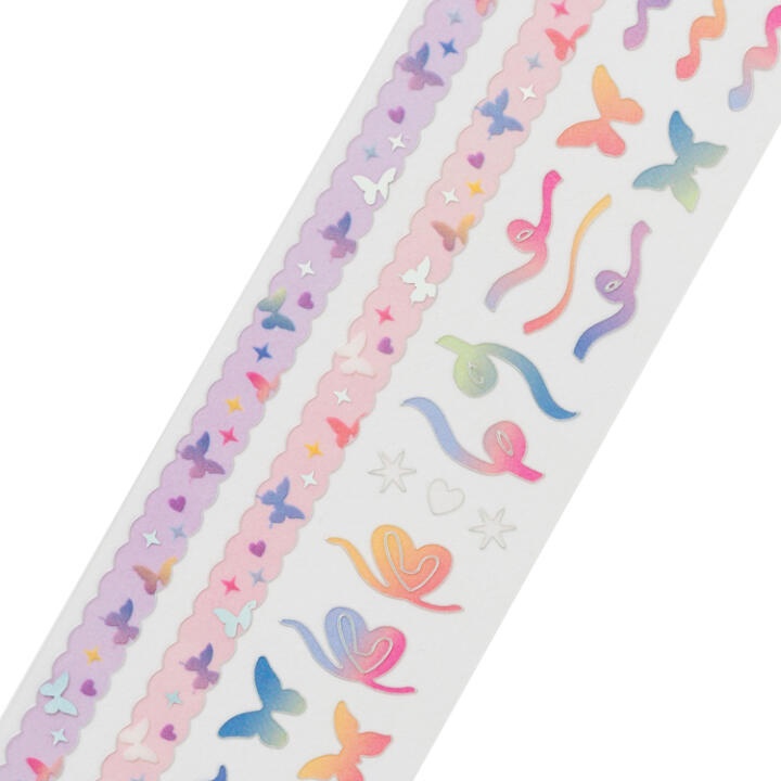 Sticker ARTBOX Hàn Quốc Hình Bướm Hologram