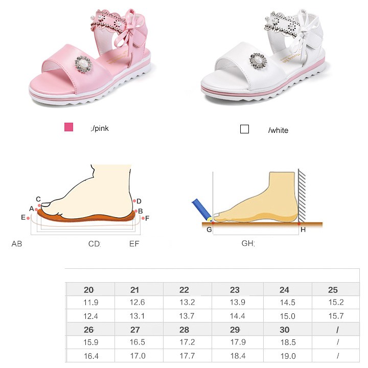 [SKM] Sandal công chúa dễ thương cho bé 20708