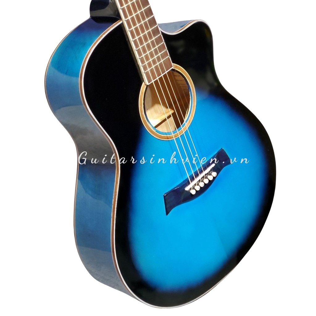 Đàn Guitar Acoustic Gỗ Còng Cườm Sơn Sunbrush Cao Cấp, Tặng Kèm Full Phụ kiện