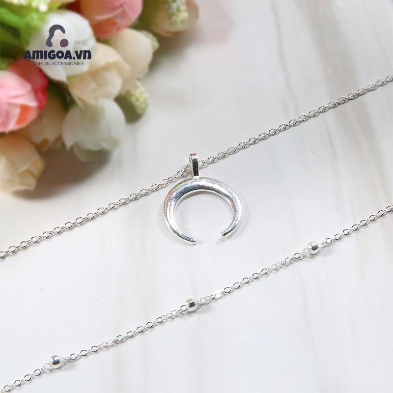 Vòng cổ Hai Lớp Mạ Vàng Thời Trang Dành Cho Nữ