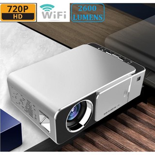 Máy chiếu Gia Đình phiên bản wifi Cao Cấp T6 Độ phân giải thật 720P