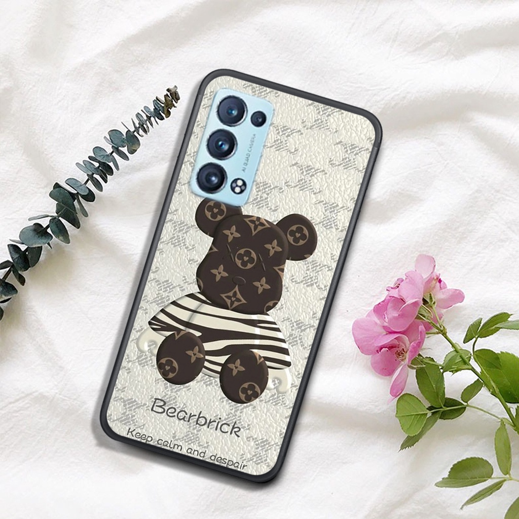 [HOT]ỐP OPPO RENO 6 4G - RENO 6 5G- RENO 6Z - A95 4G - A95 5G - A16  , In Hình Gấu Robot họa tiết L-V màu sắc cực đẹp.