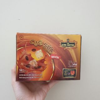 [New] Hộp cà phê sữa KING COFFEE ( 10 gói / Hộp )