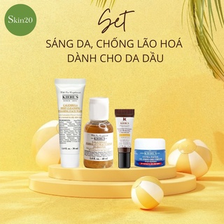 Set mini sáng da, chống lão hóa dành cho da dầu
