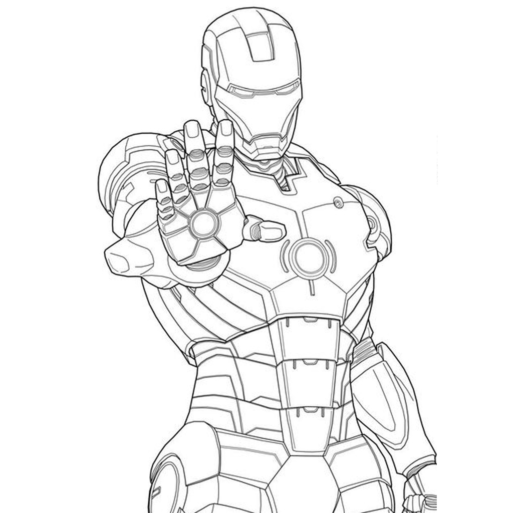 Line art Tranh tô màu Anime khổ A4 - Cho những bạn yêu thích phim SIÊU ANH HÙNG