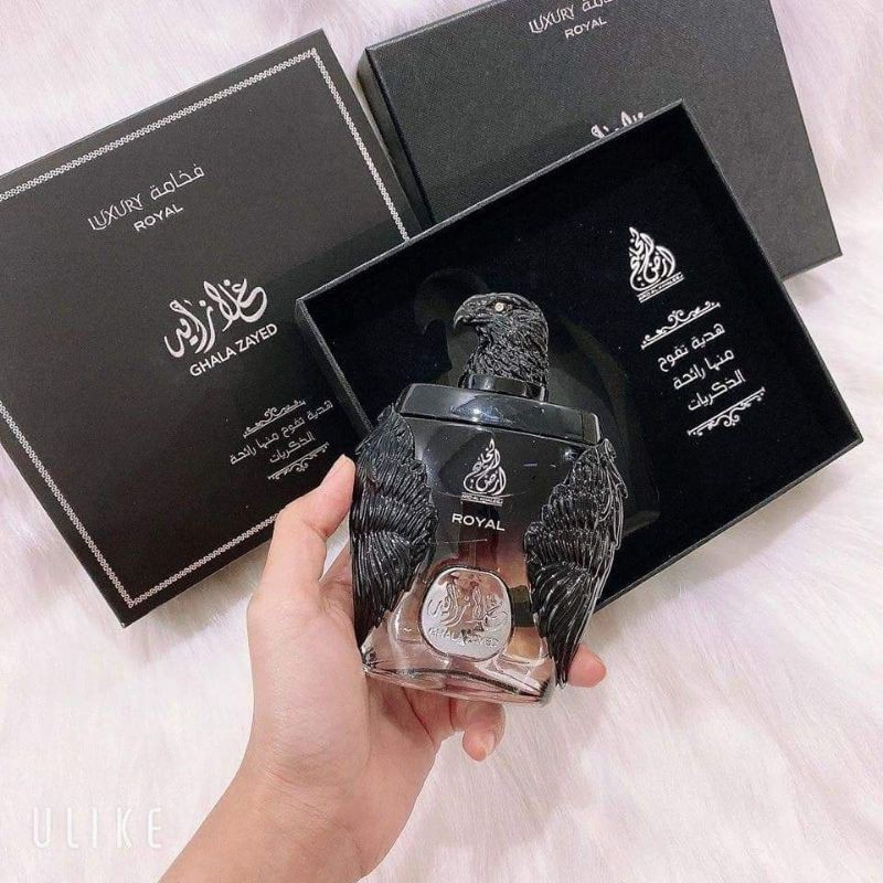 Nước Hoa Đại Bàng Dubai Ghala Zayed Gold Luxury EDP 100ml Nam Tính - Đẳng Cấp( 4 mùi Gold - Rougue - White - Royal)