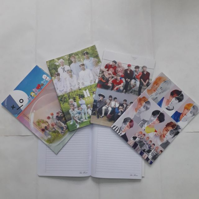 Tập vở BTS BT21 combo 2 quyển giá 40k