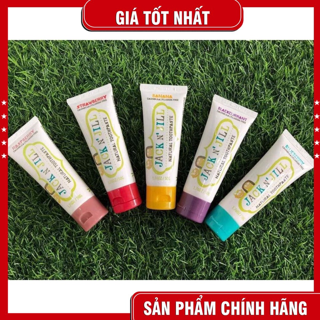 Kem đánh răng hữu cơ Jack&amp;Jill (hàng chính hãng chuẩn xịn Úc)