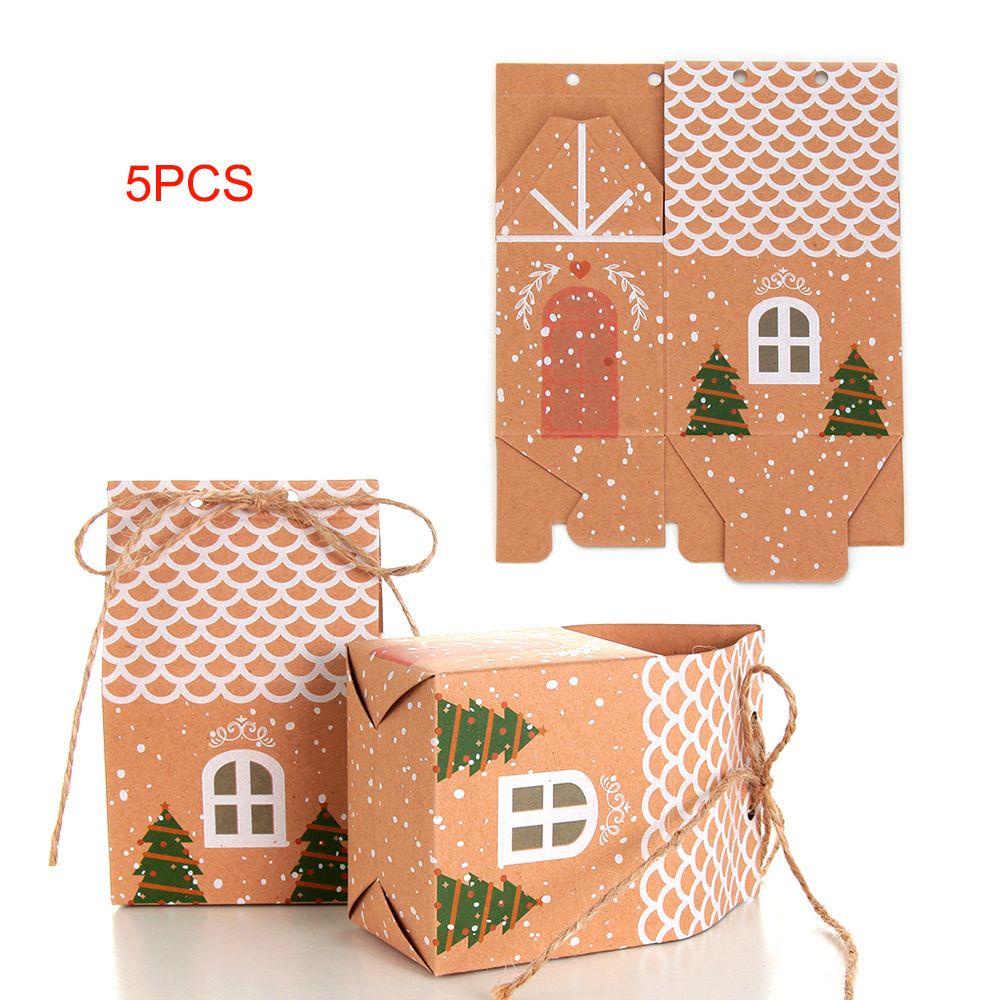 BEAUTY Bộ 5 Giá Đỡ Bánh Quy Trang Trí Cây Thông Noel