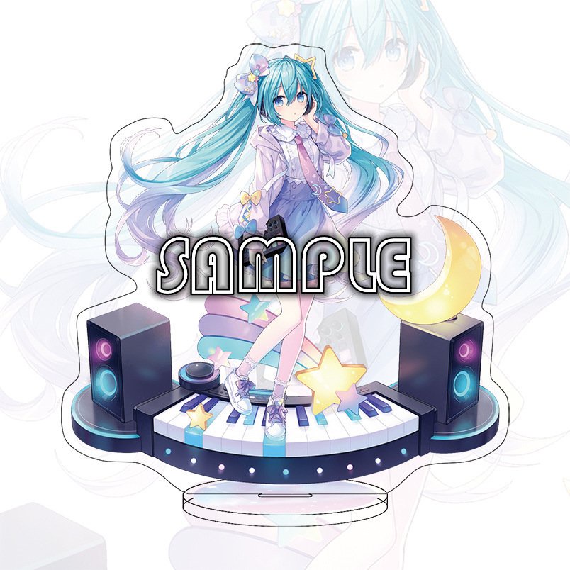 Mô hình Standee Miku Hatsune ảnh đứng Tượng Acrylic Anime mica chibi trang trí trưng bày