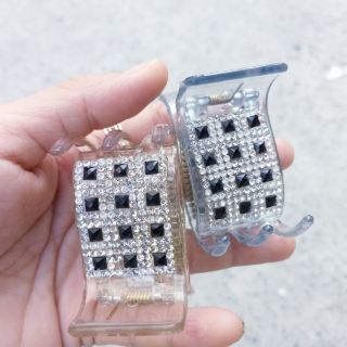 Kẹp tóc 5 răng trong đính xoàn
