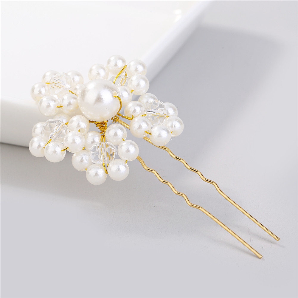 Kẹp Tóc Hoa Hồng Đính