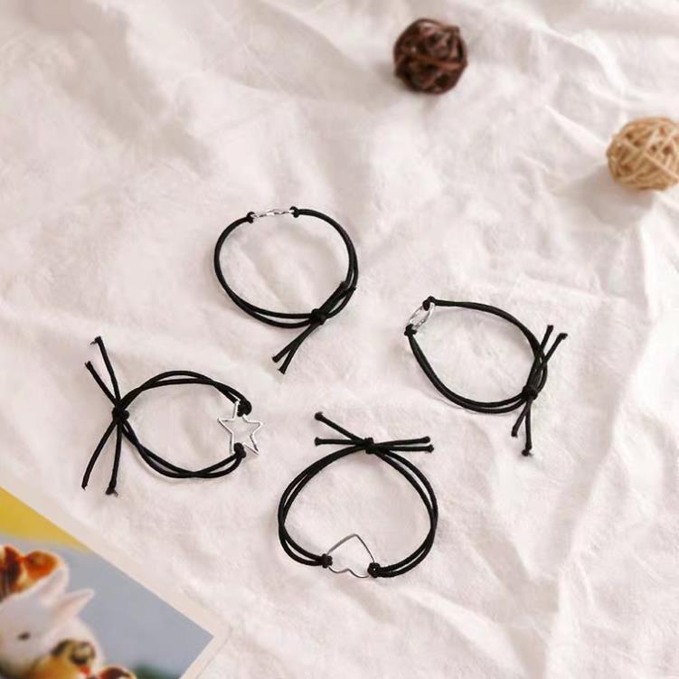Dây buộc tóc KOGANO chun buộc tóc nhiều màu phong cách Hàn Quốc họa tiết sao xinh xắn FAH-001331