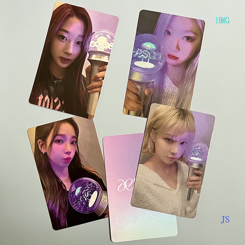 Set 4 Tấm Thẻ Ảnh Lomo Card Nhóm Nhạc Kpop Aespa Fanlight
