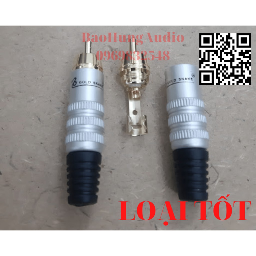 Jack tín hiệu av hoa sen rca loại tốt, giá bán theo cái.