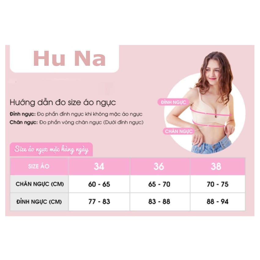 Áo ngực su Huna NÂNG NGỰC Áo ngực mút mỏng không gọng xuất Nhật chống ung thư mềm mại thoáng khí AN01