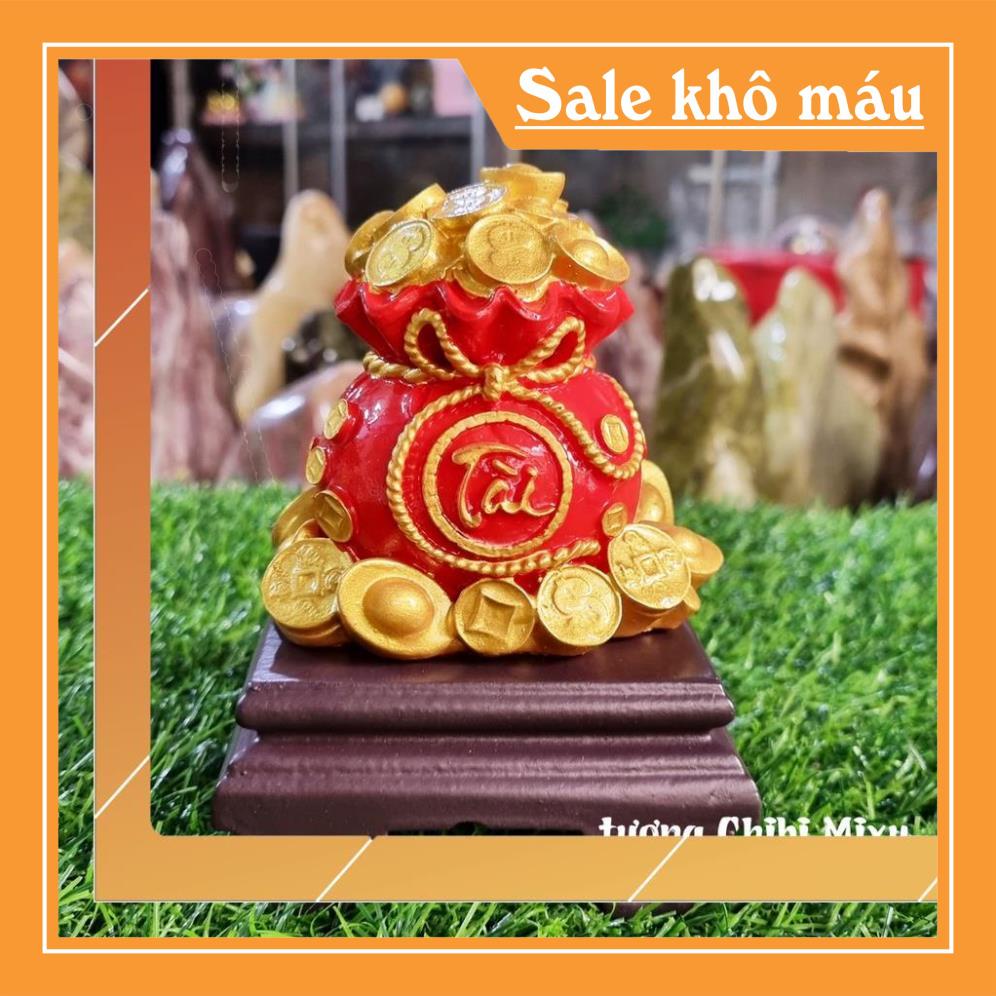 Túi vàng chữ TÀI - Chiêu Tài may mắn - mẫu túi màu đỏ