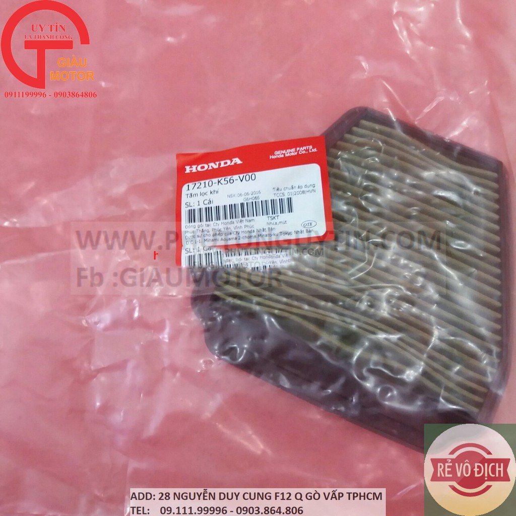 LỌC GIÓ CHO XE WINNER CHÍNH HÃNG HONDA
