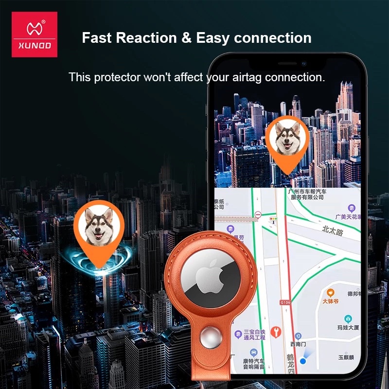 Ốp Lưng / Vỏ bảo vệ cho Apple AirTag chính hãng Xundd chất liệu su non silicone cao cấp nhiều màu cho Air Tags 2021 Tag | BigBuy360 - bigbuy360.vn