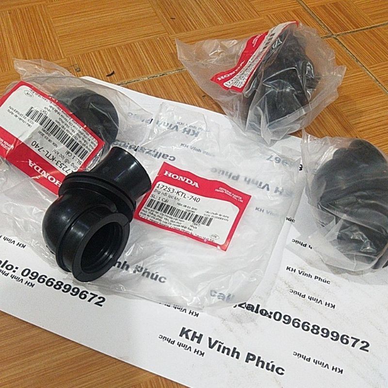 ống nối lọc khí. cổ hút wave rs