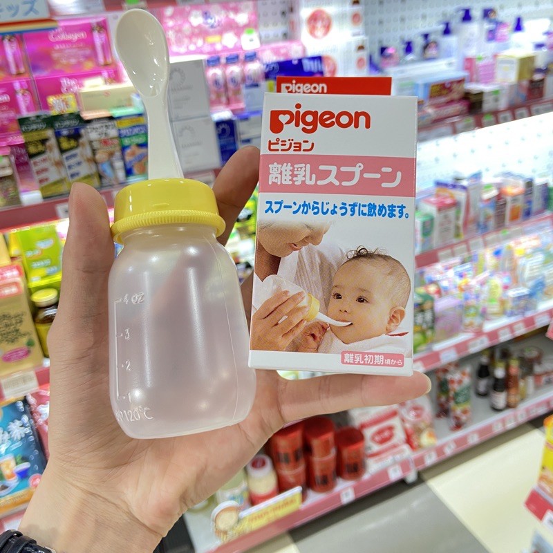 Bình Thìa Tập Ăn Pigeon Nhật Bản 120ml