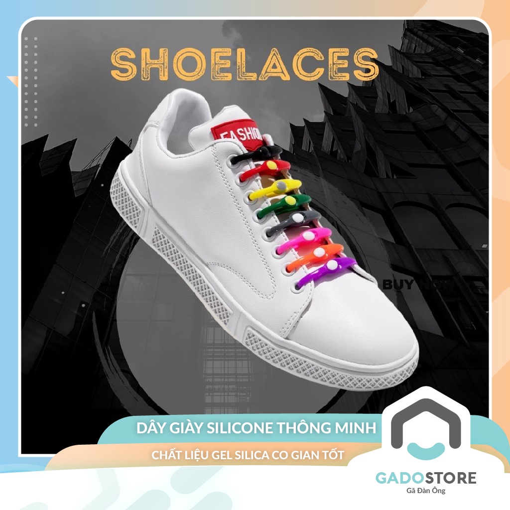 Dây giày silicone Hilaces thông minh siêu dẻo cho giày sneaker