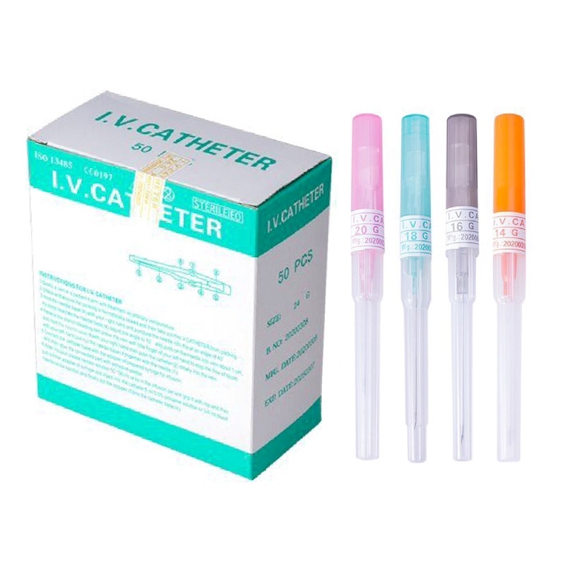 Combo 10/20/30/40/50 cây kim xỏ khuyên ống dùng 1 lần 14G-16G-18G-20G