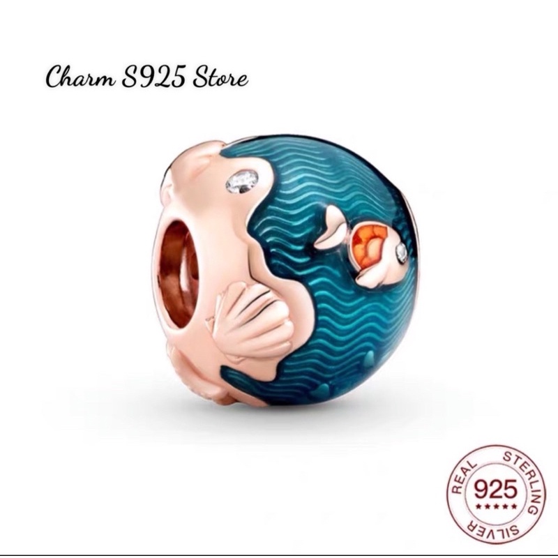 hạt charm pan bạc s925 đại dương cá (hàng có sẵn )