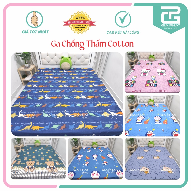 Ga chống thấm cotton kháng khuẩn (không nóng bí, không sột soạt)