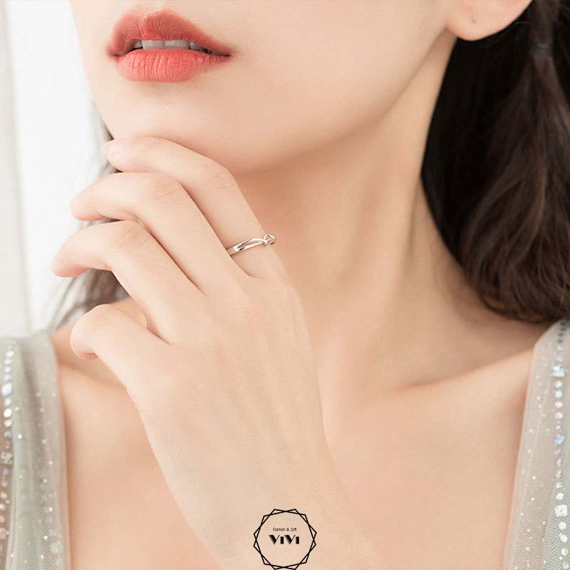 Nhẫn bạc Ý kiểu dáng vòng dòng Windinter – Nhẫn nữ nhẫn bạc cao cấp ViVi_Gift