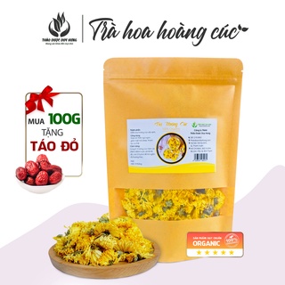 Trà Hoa Hoàng Cúc Khô (Cúc Vàng) Sấy Lạnh Chuẩn Organic Loại 1 Cao Cấp – Thảo Dược Duy Hưng