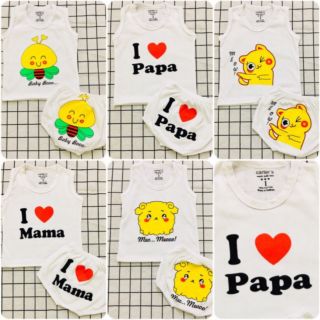 Combo 25b chip cho bé trai cotton
