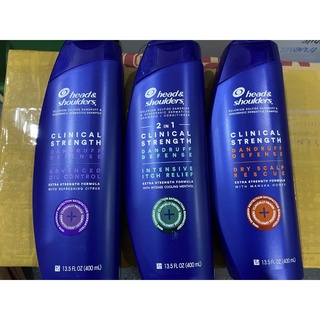 𝐃𝐚̂̀𝐮 𝐠𝐨̣̂𝐢 𝐇𝐄𝐀𝐃 & 𝐒𝐇𝐎𝐔𝐃𝐄𝐑 Clinical Strength 400ml của Mỹ