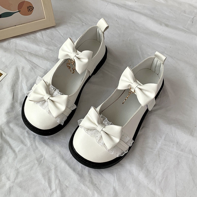 Giày Da lolita Nhật Bản Thời Trang Mùa Hè Cho Nữ