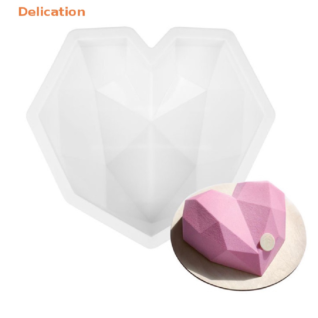 Khuôn Silicone Làm Bánh Tráng Miệng Hình Trái Tim 1 Cái