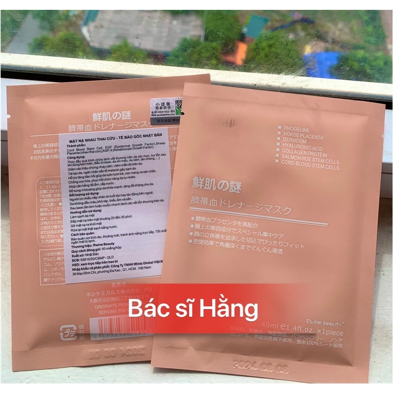 ✅ MẶT NẠ NHAU THAI NHẬT BẢN
