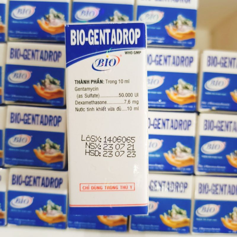 [Mã PET50K giảm Giảm 10% - Tối đa 50K đơn từ 250K] Nhỏ mắt cho chó mèo Bio-Gentadrop