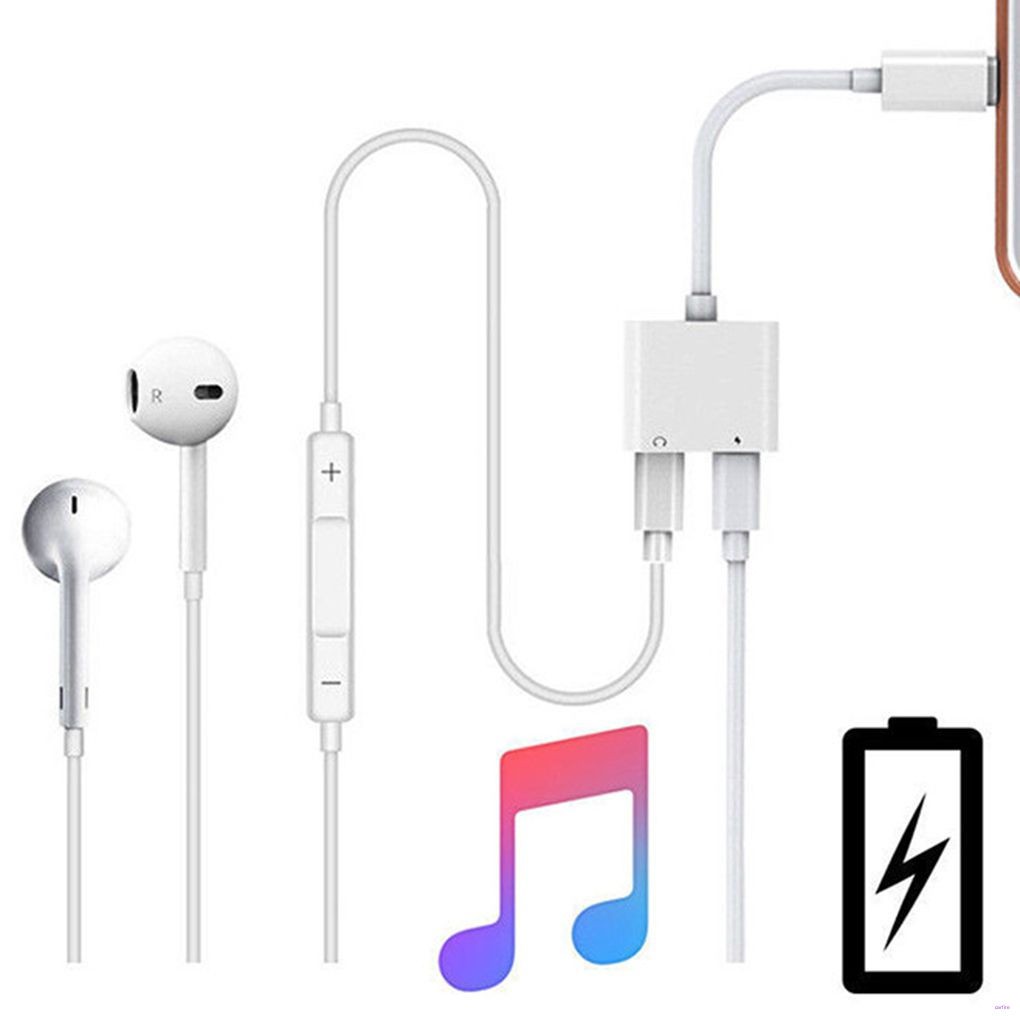 Bộ Chuyển Đổi Cổng Sạc Và Tai Nghe Cho Iphone 7 / 7 Plus / 8 / X