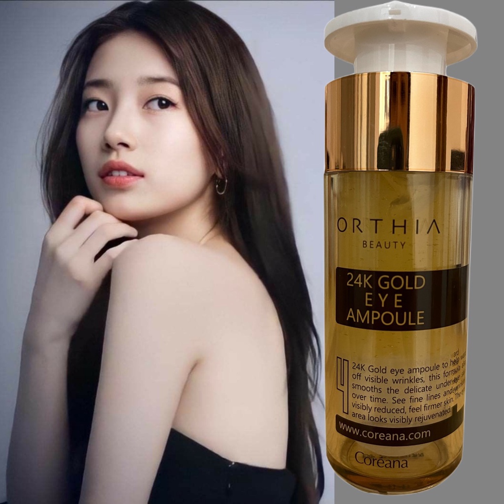 Tinh Chất Vàng 24k Cao Cấp Chống Nhăn Đuôi Mắt Coreana ORTHIA 24K Gold Eye Ampoule 30ml