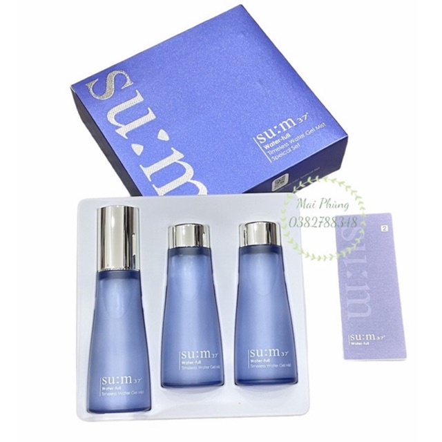 Sét xịt khoáng cấp nước Sum37 Water Full Timeless Water Gel Mist