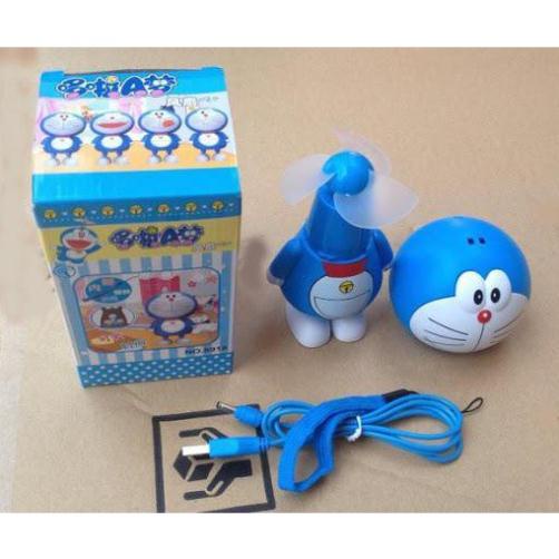 [Mã ELHA22 giảm 5% đơn 300K] Quạt Mini Cầm Tay Sạc USB Doraemon