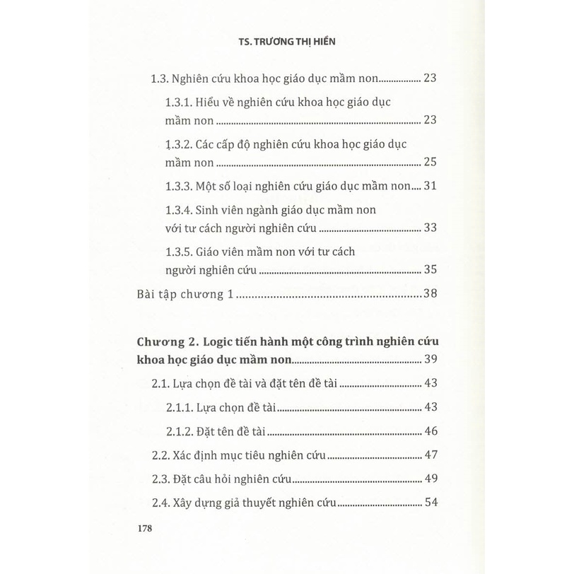 Sách - Giáo Trình Phương Pháp Nghiên Cứu Khoa Học Giáo Dục Mầm Non